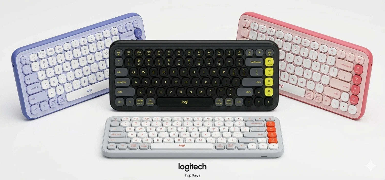 Logitech POP ICON Keys Wireless Bluetooth Keyboard