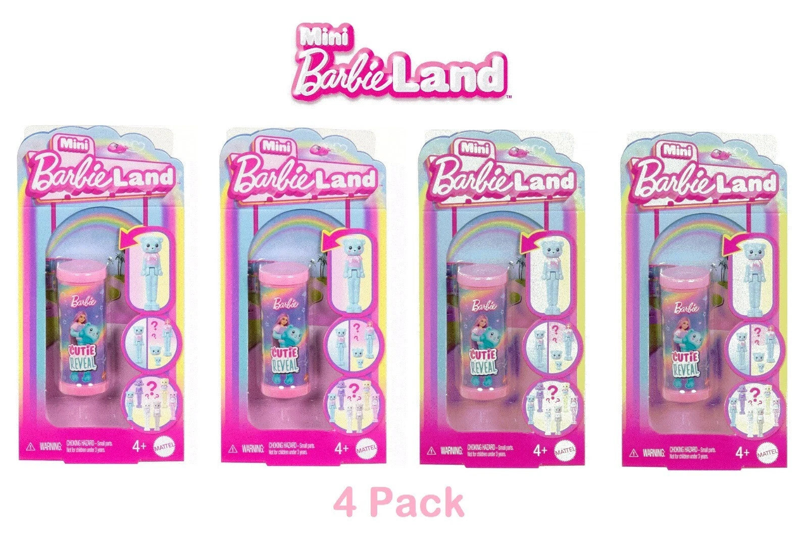 Mini BarbieLand Cutie Reveal Doll & Pet - Cozy Cute Tees Series image 7