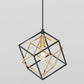 Artika Imperium 1-Pendant Light Fixture in Black & Gold