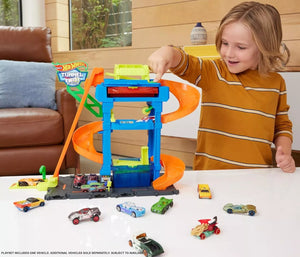 Hot Wheels City Colour Changing Tunnel Twist Car Wash Playset image 1