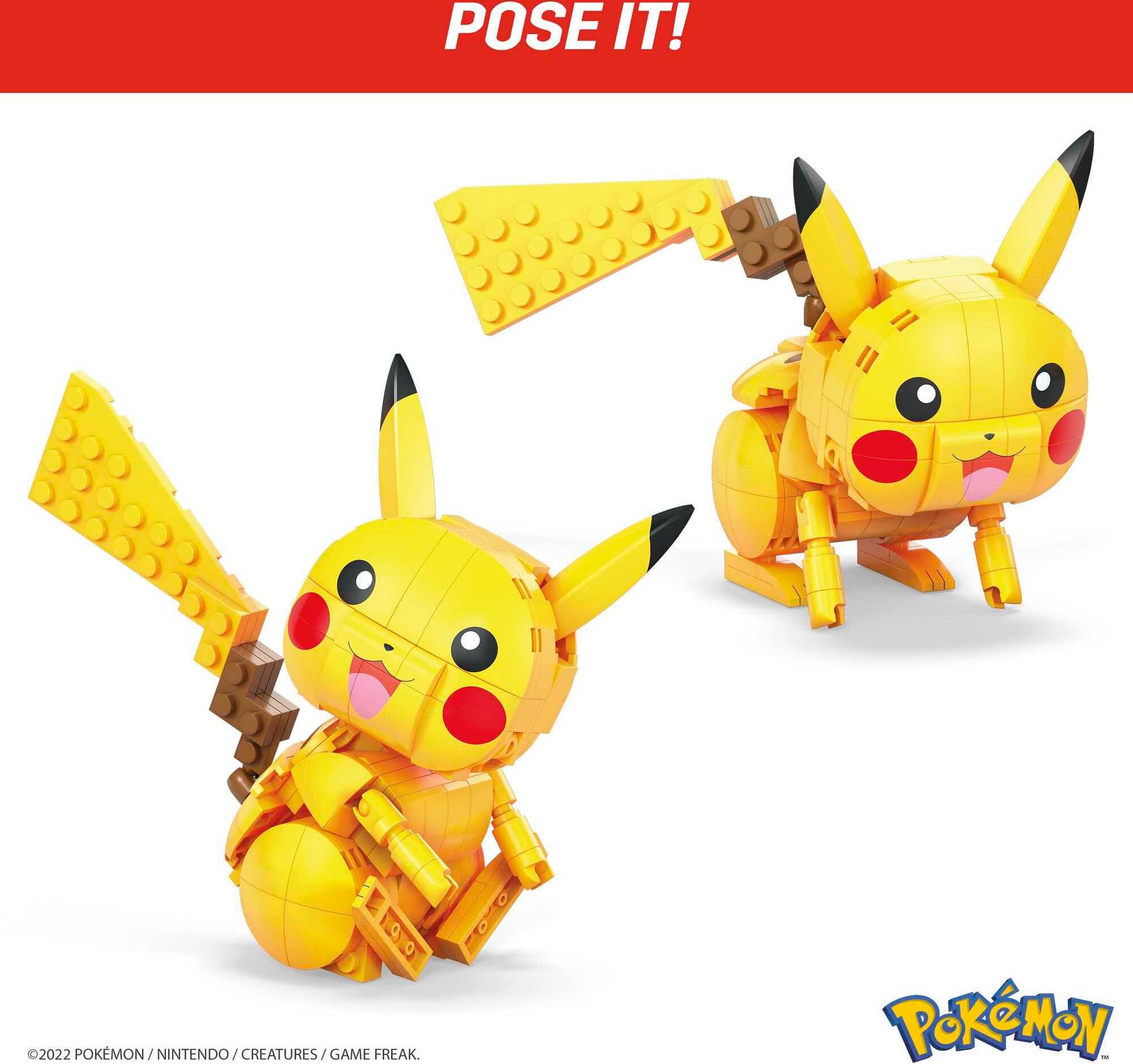 MEGA Pokémon Building Toy Kit Pikachu (211 Pieces) With 1 Action Figure image 3