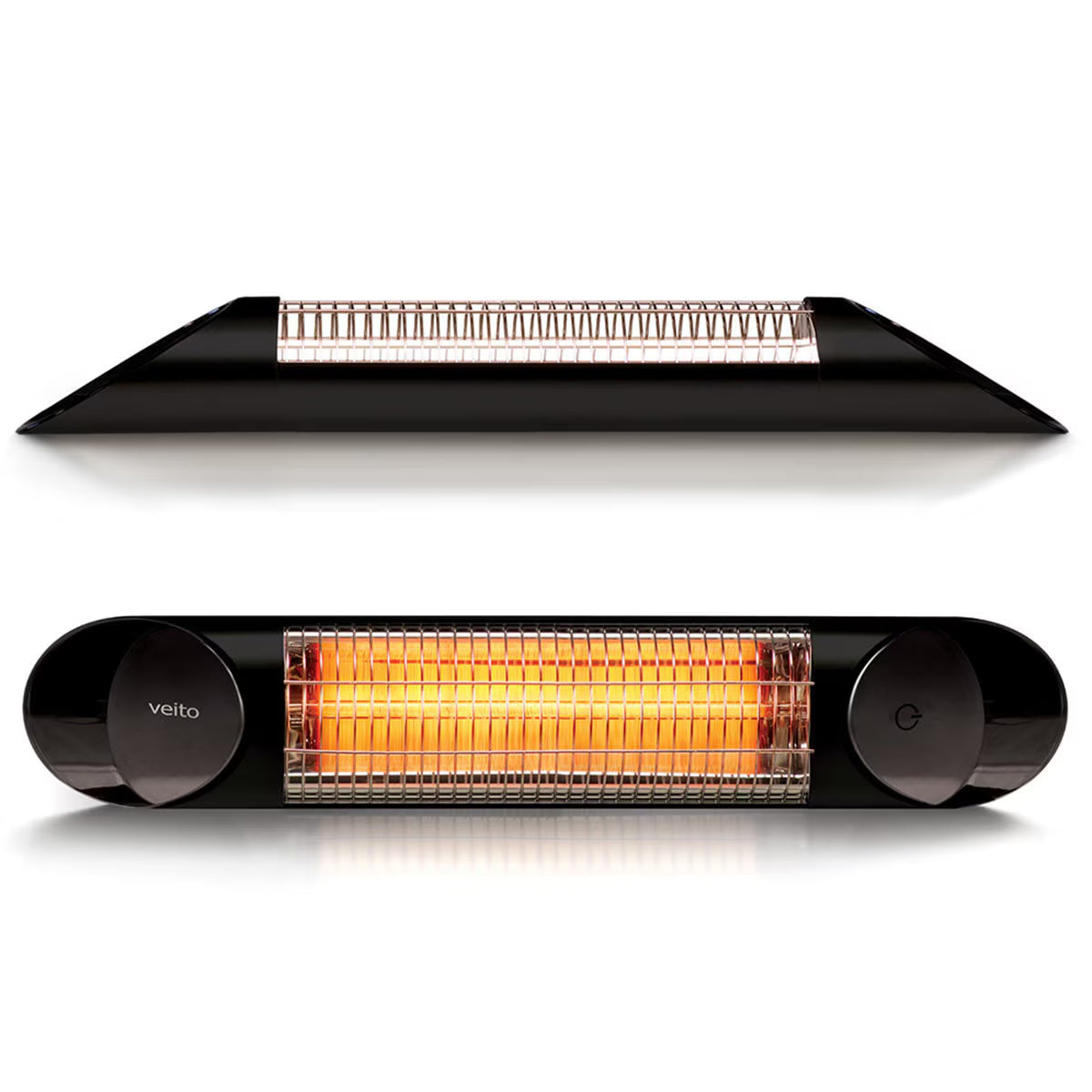 Veito Blade Mini Indoor and Outdoor Carbon Infrared Heater - Black image 0