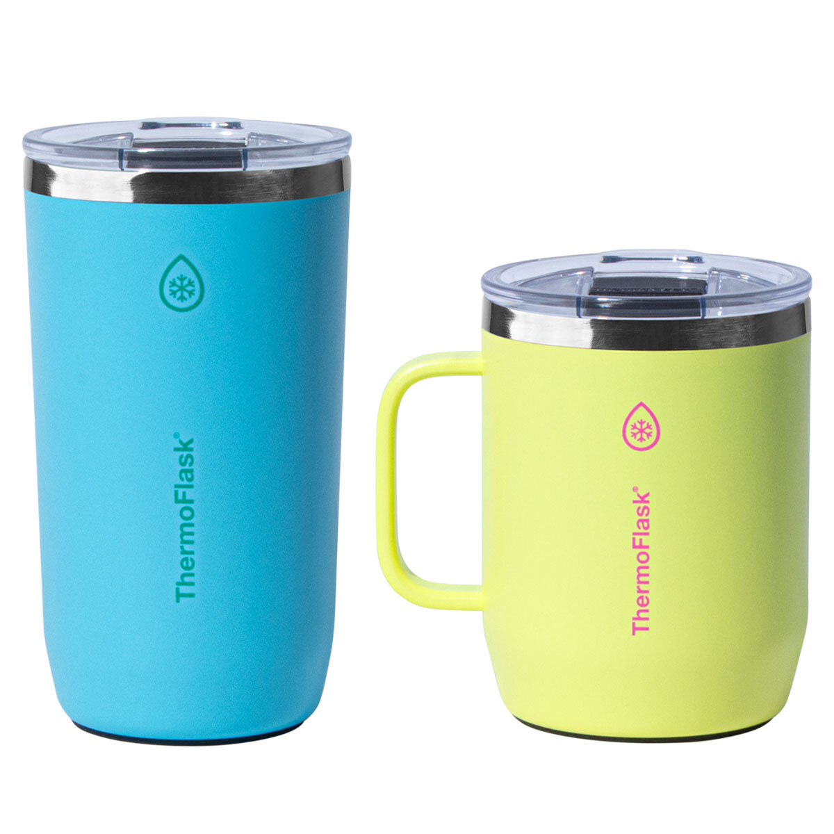 Thermoflask Coffee and Mug Set in Black & Blue image 3
