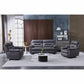 Lucca Grey Fabric Power Reclining Large 2 Seater Sofa