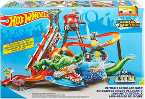 Hot Wheels Ultimate Gator Car Wash elevator, crazy track Whirlpool Color Shifter image 0