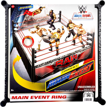 WWE Superstar Ring with Labels for Main Event & RAW, Spring-Loaded image 0
