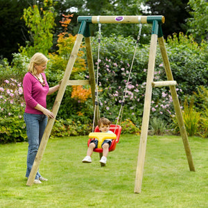 Plum Ultimate One Person Premium Wood Swing image 1
