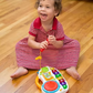 Jouez du piano pour bébé avec micro chantant et tambour à tapoter