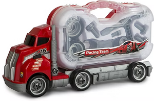 Big Daddy Build Your Own Take-Apart Truck Kit | Construction Sounds | Carrier Storage Case