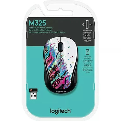 Logitech Wireless Mouse M325 Celebration Black image 0
