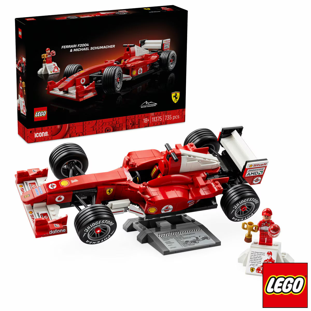 LEGO Icons Ferrari: Michael Schumacher - Model 11375 (18+ Years)