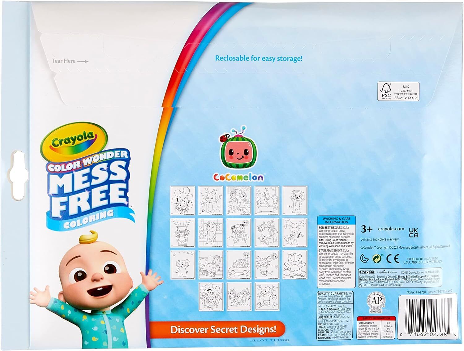 Crayola Color Wonder, Cocomelon Colouring Pages image 4