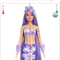 Poupée Barbie sirène à révélation de couleur