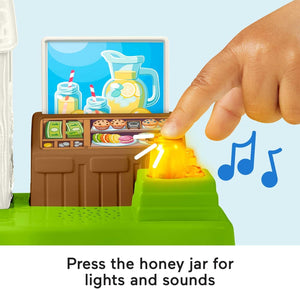 Ensemble de jeu et figurines Little People « Stand de limonade »