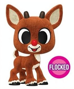 Funko Pop! Minis: Rudolph the Red-Nosed Reindeer: Christmas - Rudolph Flocked image 1