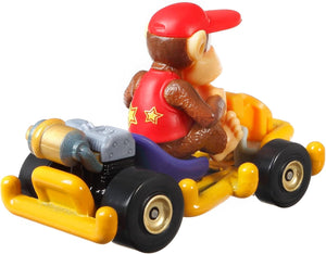 Hot Wheels Mario Kart Diddy Kong Cadre en tuyau