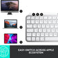 Clavier Logitech MX Keys Mini pour Mac, minimaliste et rétroéclairé, format US compact