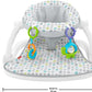 Fisher-Price Sit-Me-Up Portable Baby Floor Seat | Machine-Washable Pad | Folds Flat | 2 Linkable Developmental Toys