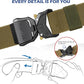 Ceinture tactique BESTKEE pour homme - Style militaire robuste avec poche MOLLE - Verte