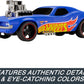 Voiture miniature Hot Wheels, véhicule télécommandé RC Rodger Dodger à l'échelle 1:16