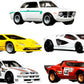 Coffret Hot Wheels Premium Car Culture de 5 voitures dans un emballage de collection