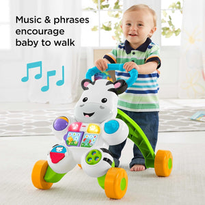 Trotteur zèbre Fisher-Price Apprendre avec moi pour bébé et enfant