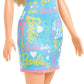 Barbie Fashionistas Chic Blonde – Robe et sandales élégantes