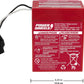 Batterie de remplacement rechargeable rouge 6 volts pour Power Wheels