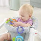 Fisher-Price Sit-Me-Up Portable Baby Floor Seat | Machine-Washable Pad | Folds Flat | 2 Linkable Developmental Toys