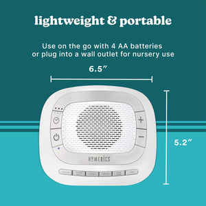 Machine de spa sonore portable Homedics : 6 sons de la nature relaxants et apaisants
