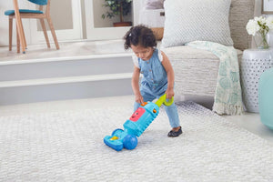 Fisher-Price Laugh & Learn Light-Up Learning Vacuum | Push-Along | Vacuum Sounds & Songs | Ages 12–36m