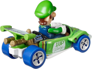 Hot Wheels Mario Kart Luigi Circuit Special | 1:64 Scale Die-Cast | Hot Wheels Track Compatible | Ages 3+