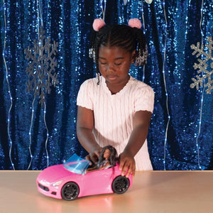 Barbie - Voiture décapotable et poupée brune