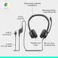 Casque Logitech H390 USB avec microphone antibruit, lot de 16