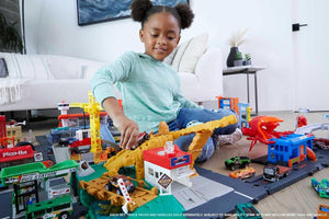Hot Wheels City Downtown Car Park Playset | 4-Level Garage | Ramps & Tracks | Includes 1 Car | Ages 4+