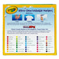 Marqueurs lavables Crayola Ultra Clean, paquet de 40