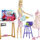 Poupée Barbie Créatrice de Mode et plus de 25 accessoires, Studio de Jeu