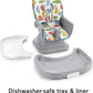 Chaise haute Fisher-Price Space Saver Simple Clean avec plateau profond enveloppant