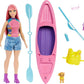 Barbie It Takes Two - Poupée Daisy et kayak, poupée ronde aux cheveux roses, chiot
