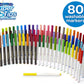 Feutres lavables Crayola - 80 couleurs uniques