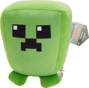 Minecraft Cuutopia Creeper Plush | 25 cm Soft Rounded Pillow Toy | Green