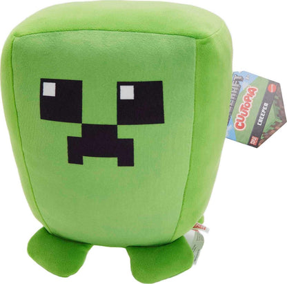 Minecraft Cuutopia Creeper Plush | 25 cm Soft Rounded Pillow Toy | Green