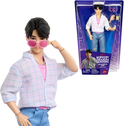 KPop Demon Hunters Saja Boys Jinu Soda Pop Fashion Doll | 2 Accessories