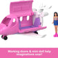 Coffret de jeu Mini Barbie Land à collectionner avec poupée de 3,8 cm et avion de rêve