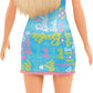 Barbie Fashionistas Chic Blonde – Robe et sandales élégantes