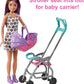 Poussette Barbie Babysitters Inc. avec Skipper et ses poupées