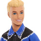 Poupée Ken Barbie Fashionistas n° 226, poupée mannequin blonde au look western