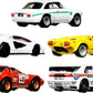 Coffret Hot Wheels Premium Car Culture de 5 voitures dans un emballage de collection
