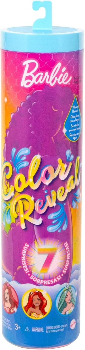 Poupée Barbie sirène à révélation de couleur