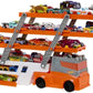 Hot Wheels City Mega Hauler avec 4 voitures